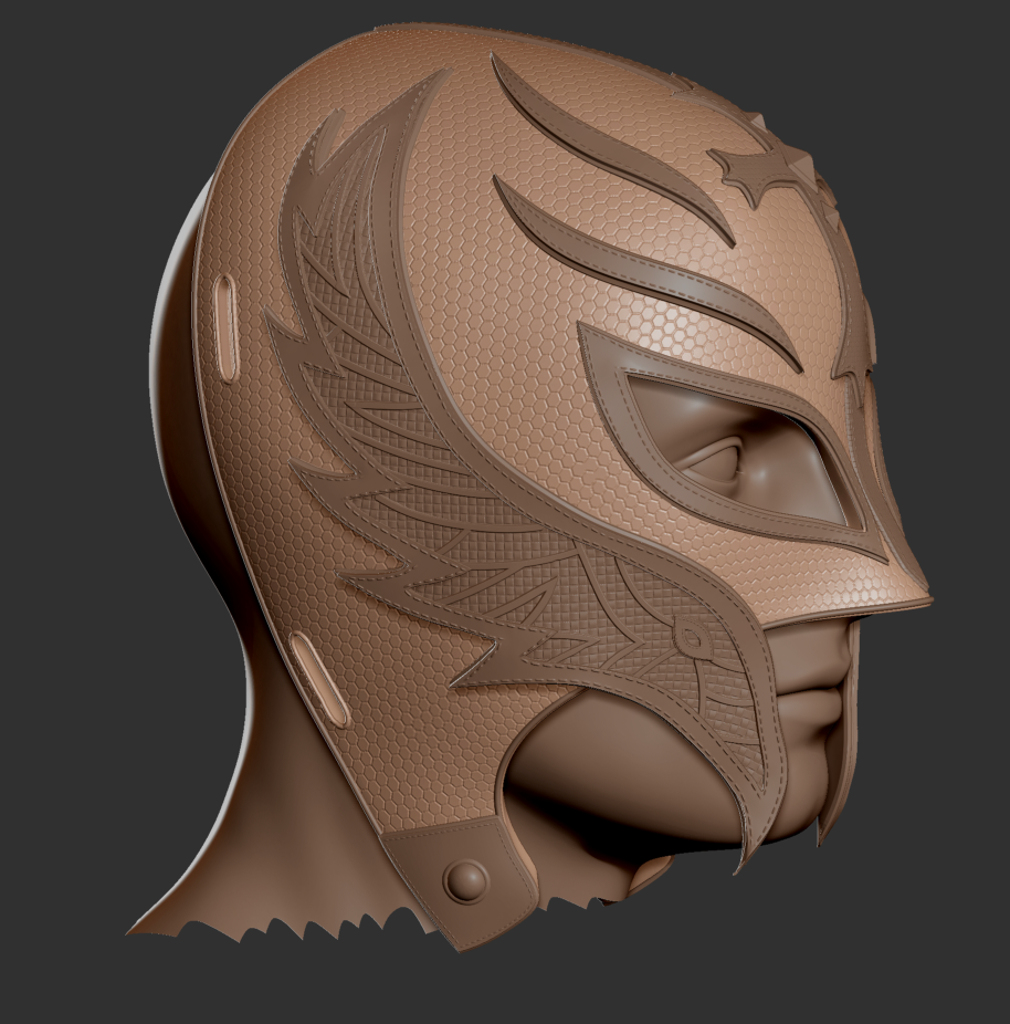 Rey Mysterio Mask Template